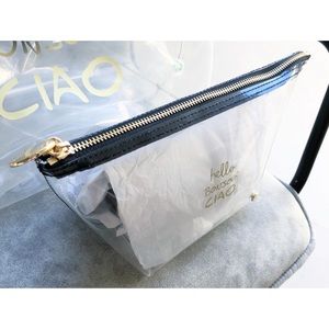 Deux Lux hello BONJOUR CIAO Clear Pouch